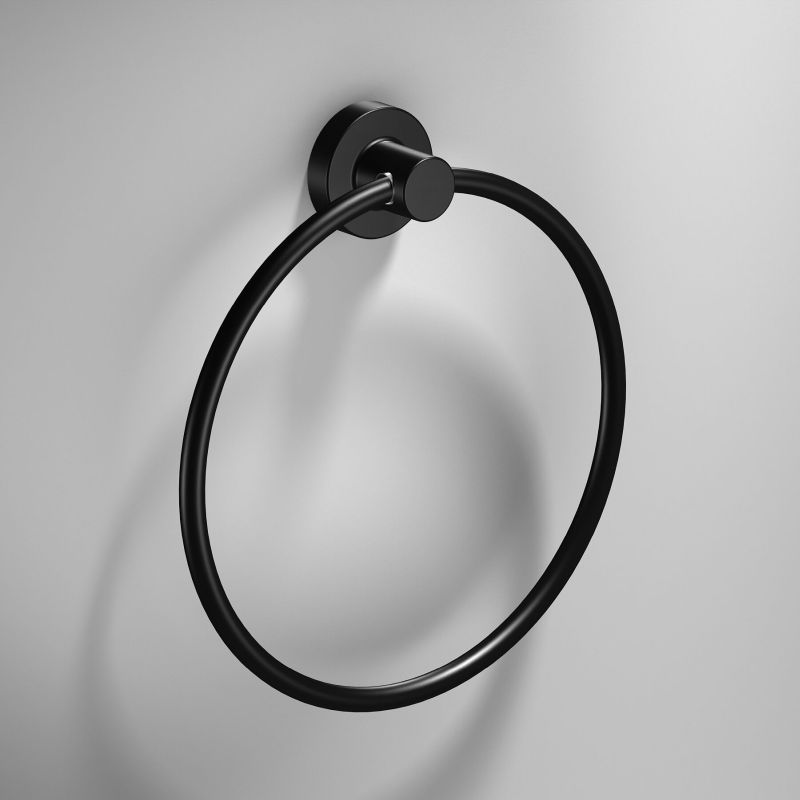 Tecno Project Black Towel Ring
